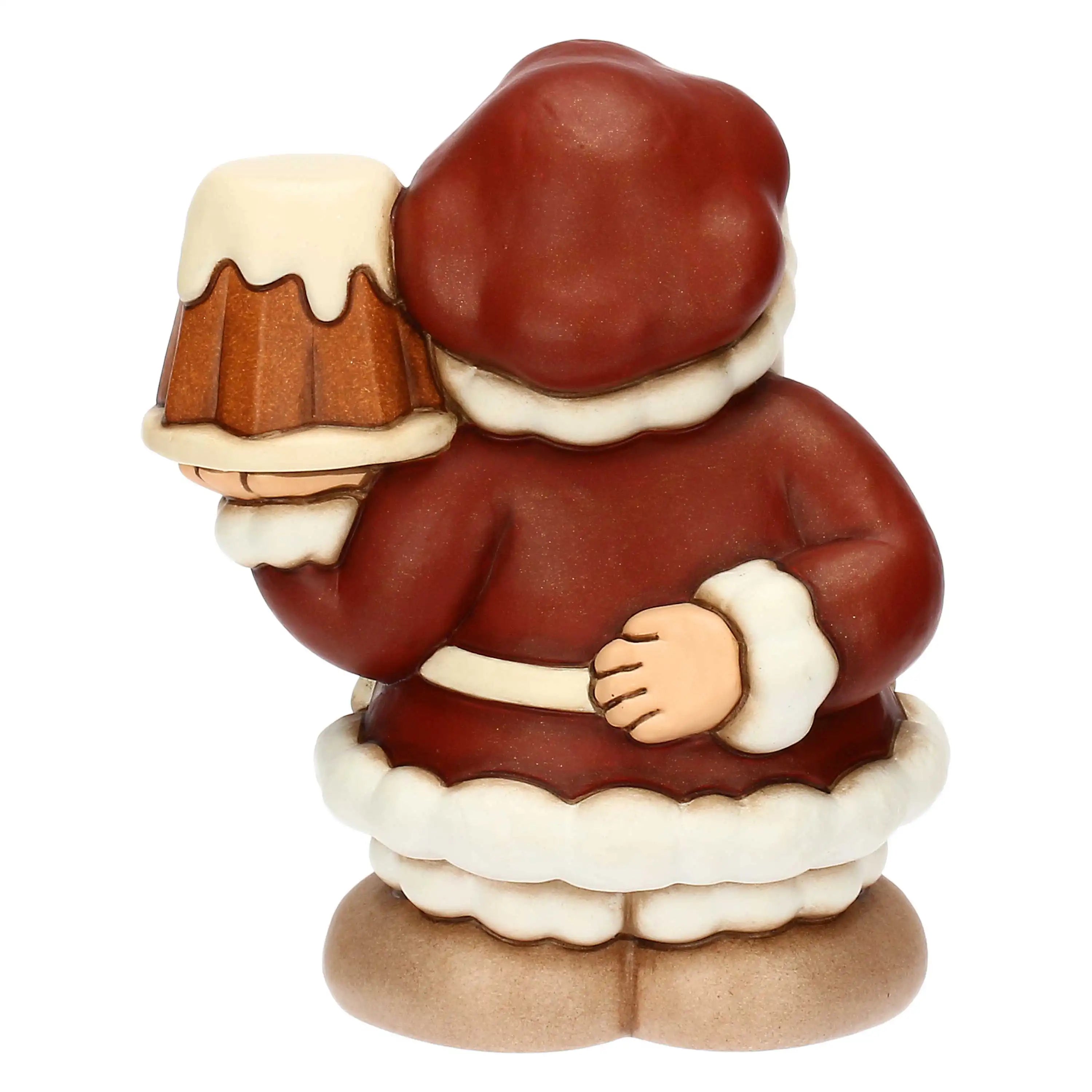 Thun - Babbo Natale con pandoro in ceramica piccolo | Rohome