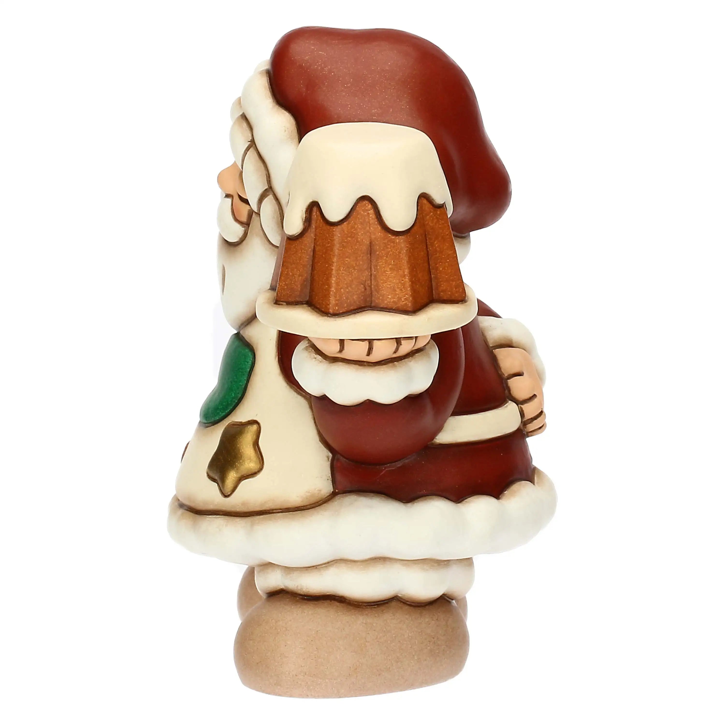 Thun - Babbo Natale con pandoro in ceramica piccolo | Rohome
