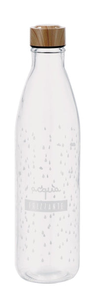 Bottiglia acqua in vetro 3 decori | rohome - Rohome