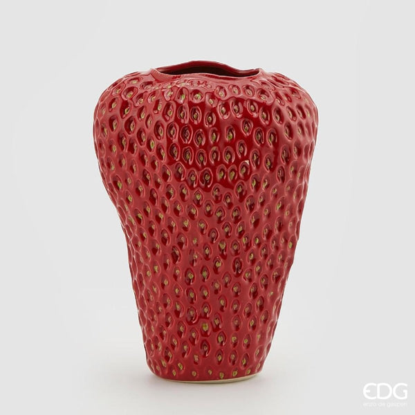 Edg - vaso chakra fragola rosso h37 | rohome - Rohome