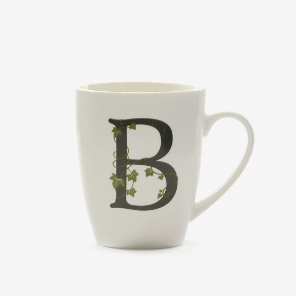 La porcellana bianca - mug lettera b | rohome - Rohome