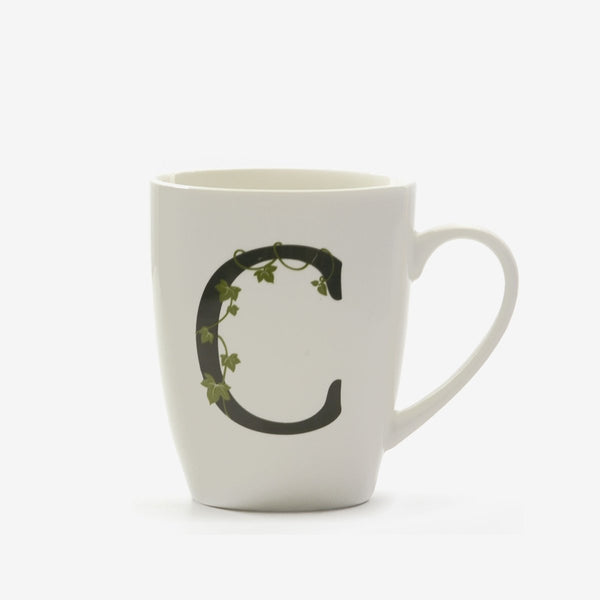 La porcellana bianca - mug lettera c | rohome - Rohome