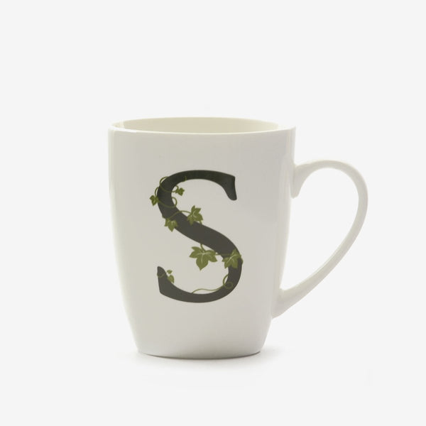 La porcellana bianca - mug lettera s | rohome - Rohome