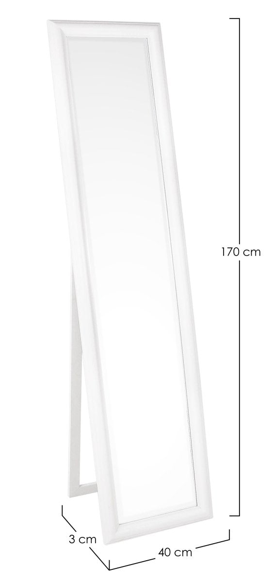 Specchio brita bianco 40x170 | rohome - Rohome