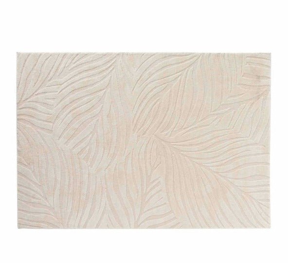 Tappeto 160x230cm rilievo foglie | rohome - Rohome