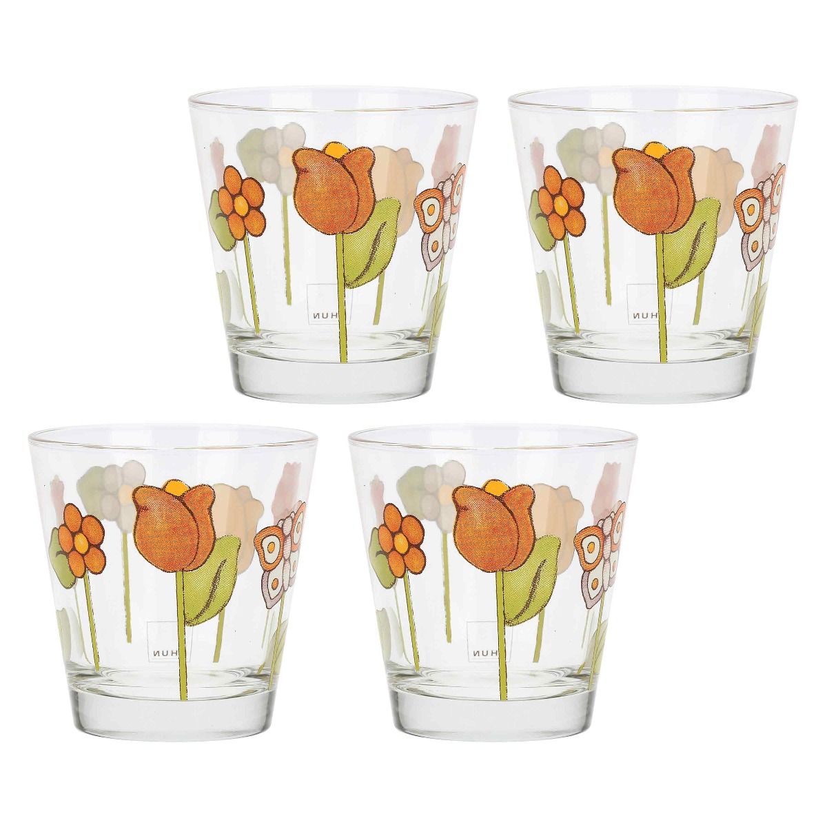 Thun - 4 bicchieri in vetro happy country | rohome - Rohome