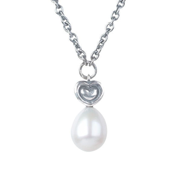 Thun - collana cuore con perla 90 cm| rohome - Rohome