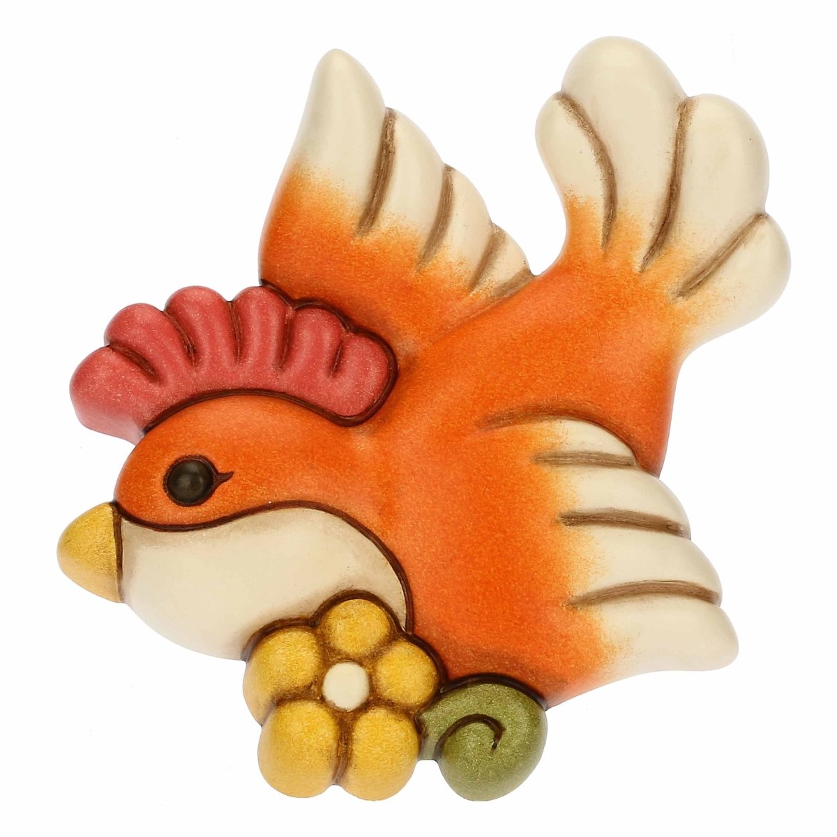 Thun - formella uccellino arancione | rohome - Rohome