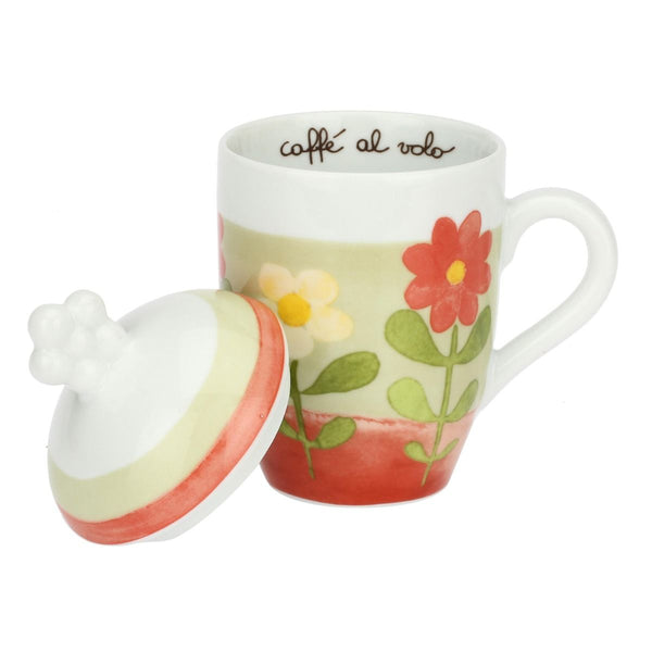 Thun - mug con coperchio porcellana florianne | rohome - Rohome