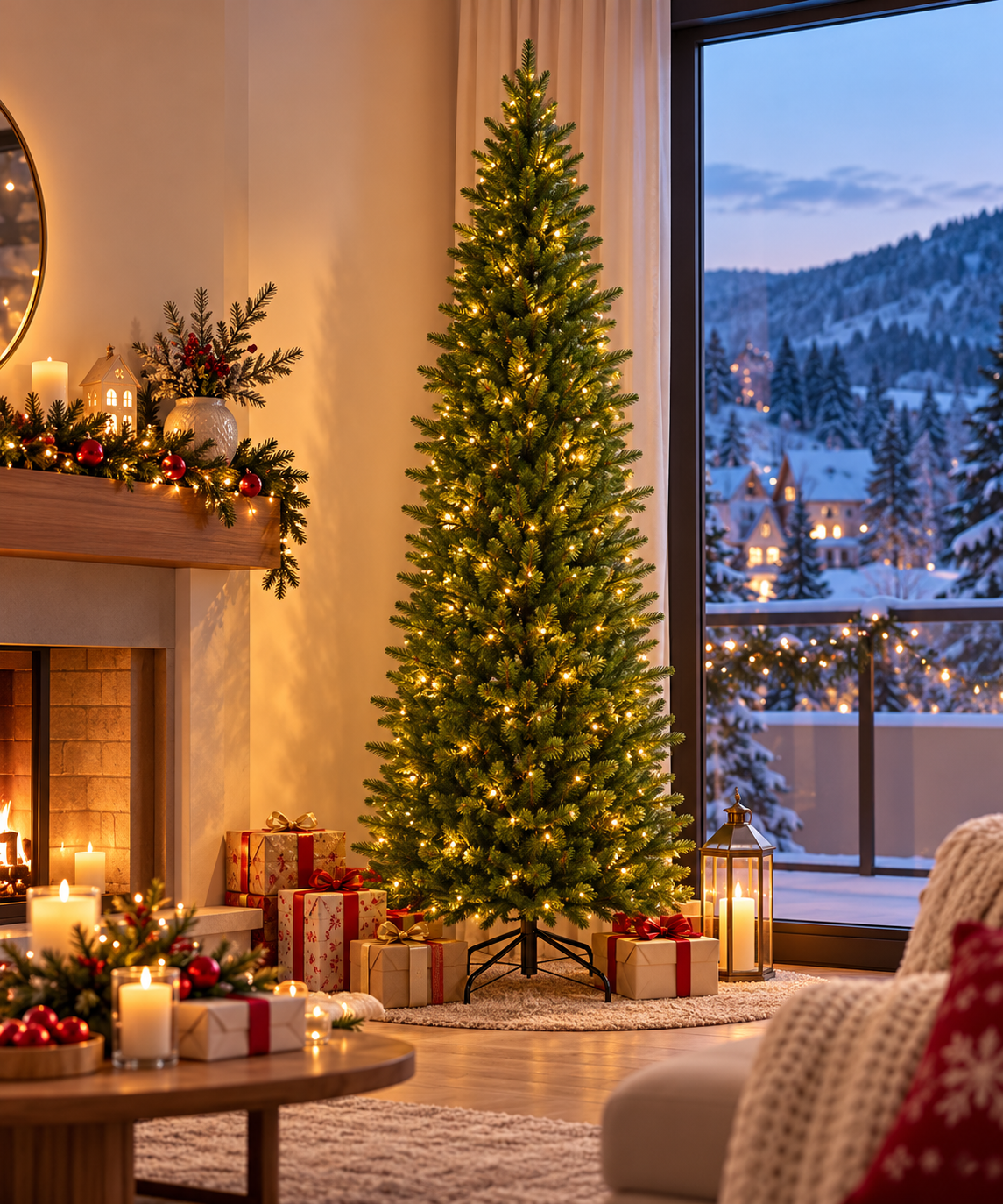 Albero di nalate Arosa fir h.210 con 2050 led | rohome