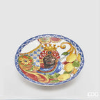 Edg - Piatto Caltagirone piano Lui D. 21.5cm | Rohome