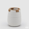Edg - Vaso in terracotta con corde long h24| Rohome