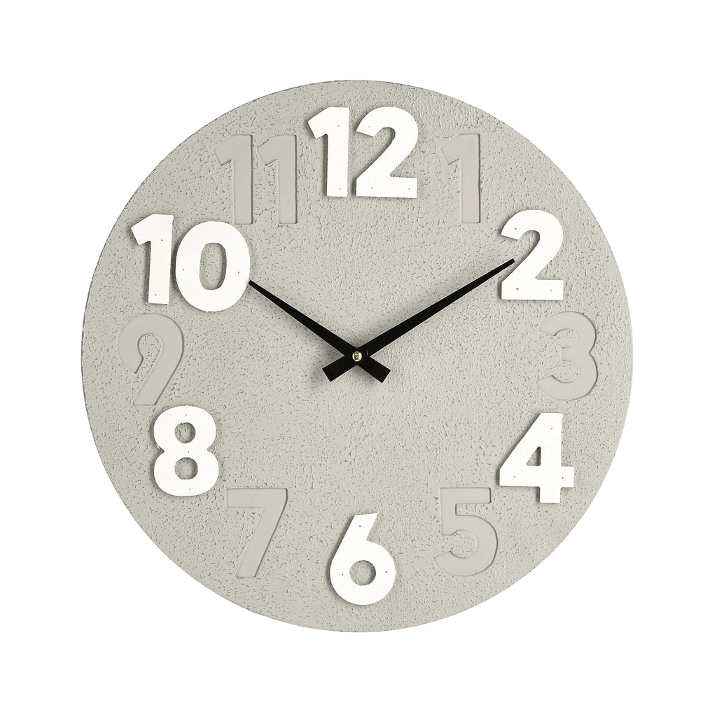 Orologio da parete timing tortora d.40cm | Rohome