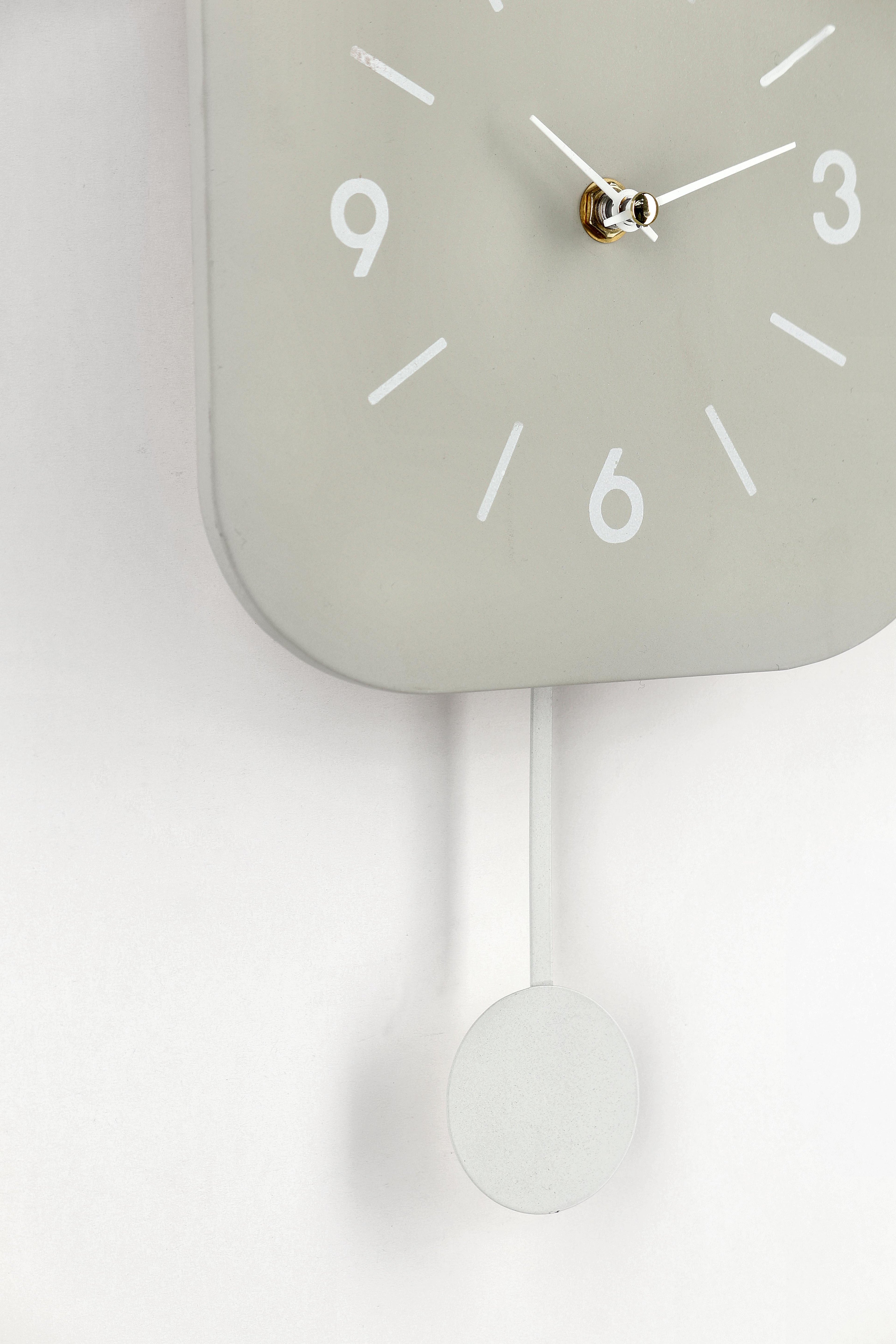 Orologio a pendolo tortora h.37.5cm  | rohome