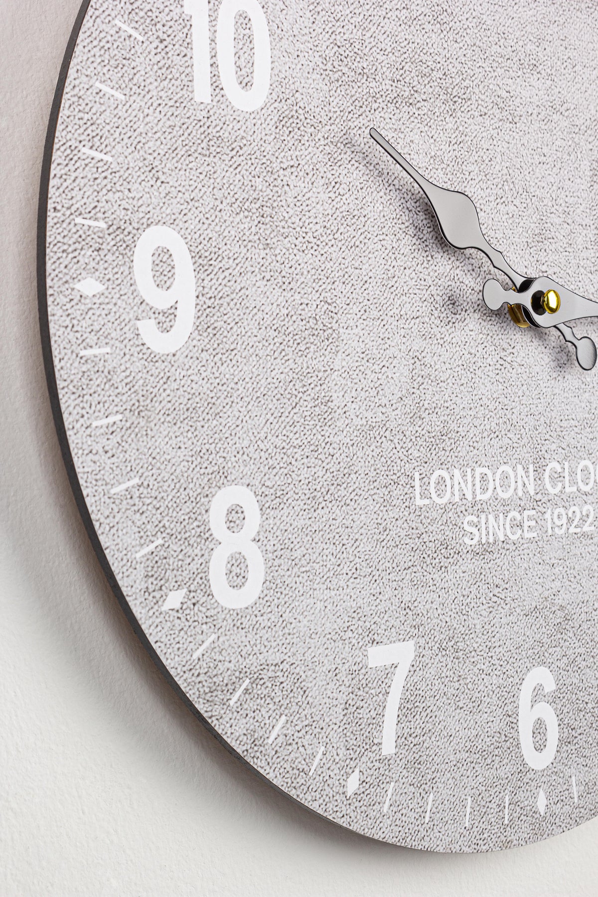 Orologio da parete melvin grigio d.34cm  | Rohome