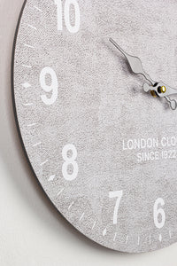 Orologio da parete melvin grigio d.34cm  | Rohome