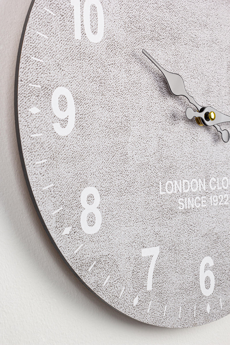 Orologio da parete melvin grigio d.34cm  | Rohome
