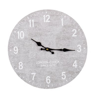 Orologio da parete melvin grigio d.34cm  | Rohome