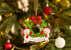 Decorazione Personalizzabile Ghirlanda Natalizia con 2 Personaggi | Rohome
