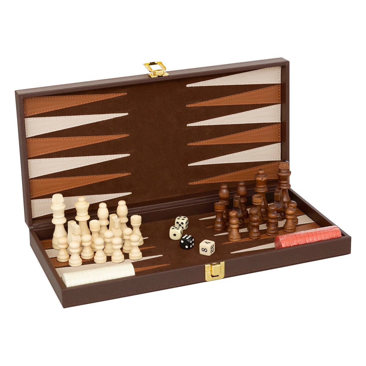 Gioco backgammon e degli scacchi con base in legno | Rohome