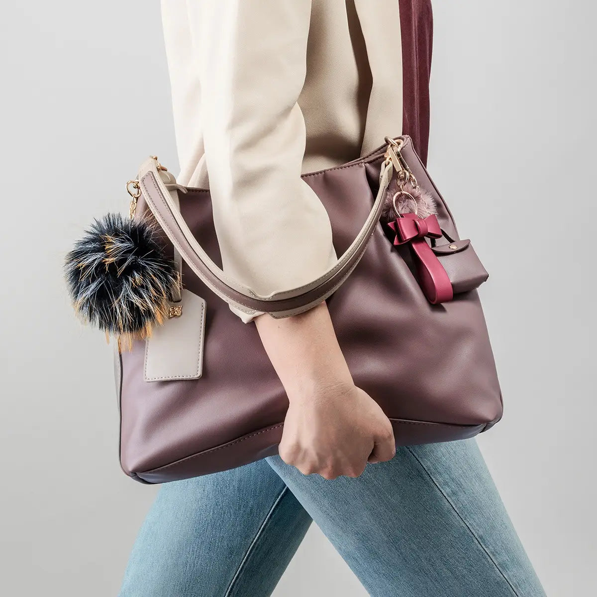 Thun - Charm per borsa a nodo in ecopelle | Rohome