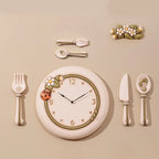 Thun - Set cucchiaio e forchetta da parete in ceramica Country Bloom | rohome