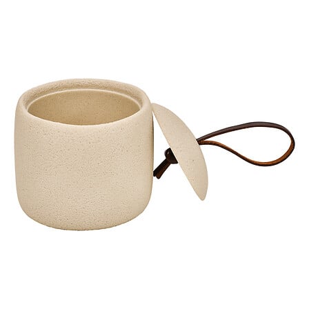 Porta cotone beige effetto pietra | Rohome