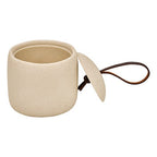 Porta cotone beige effetto pietra | Rohome