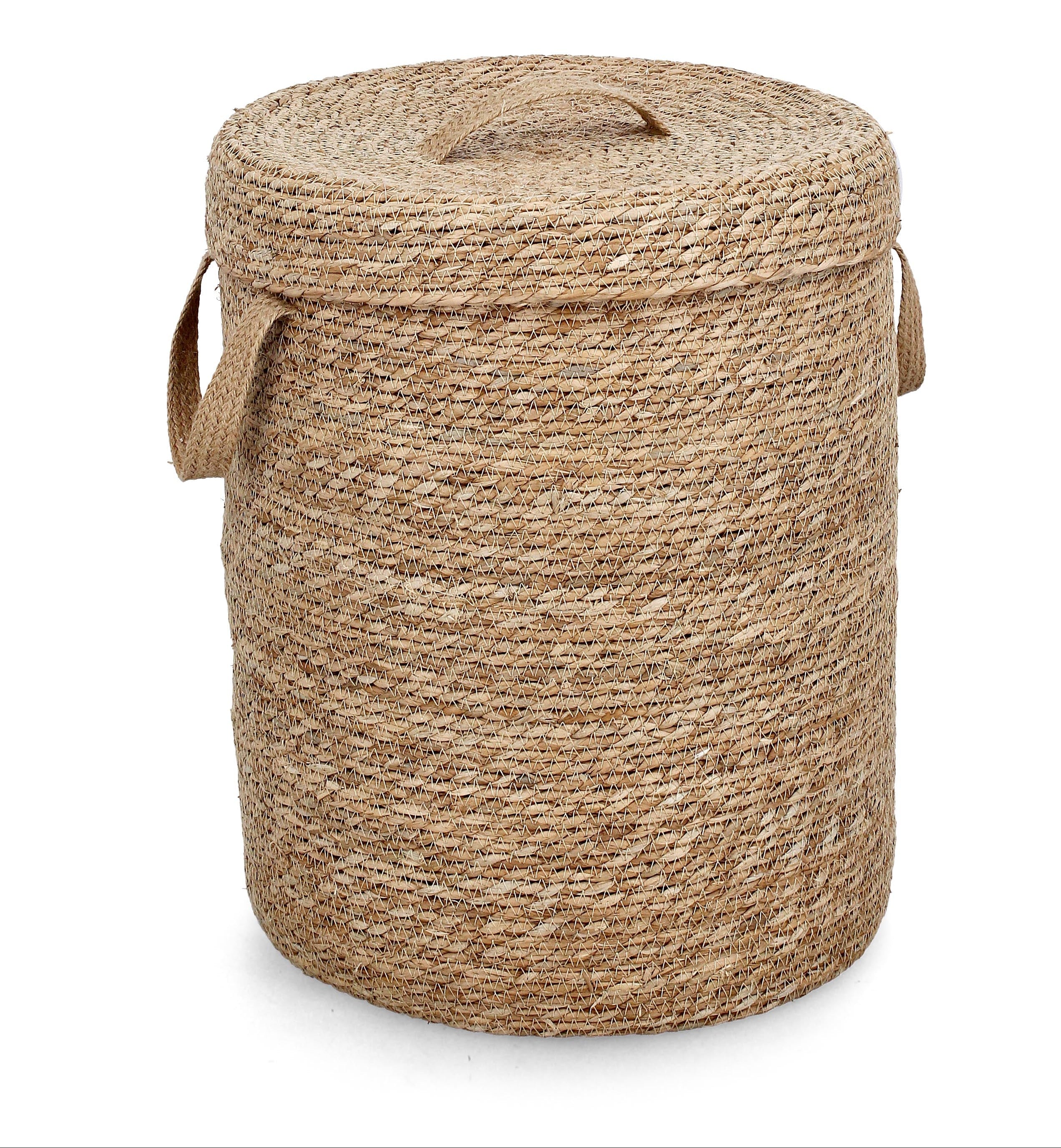 Cesta con coperchio natural 3 misure | Rohome