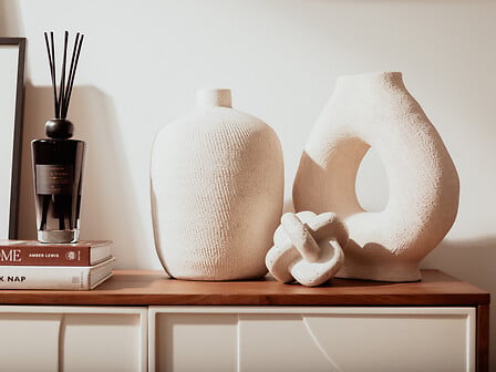 Vaso in ceramica moderno forma scultorea | Rohome