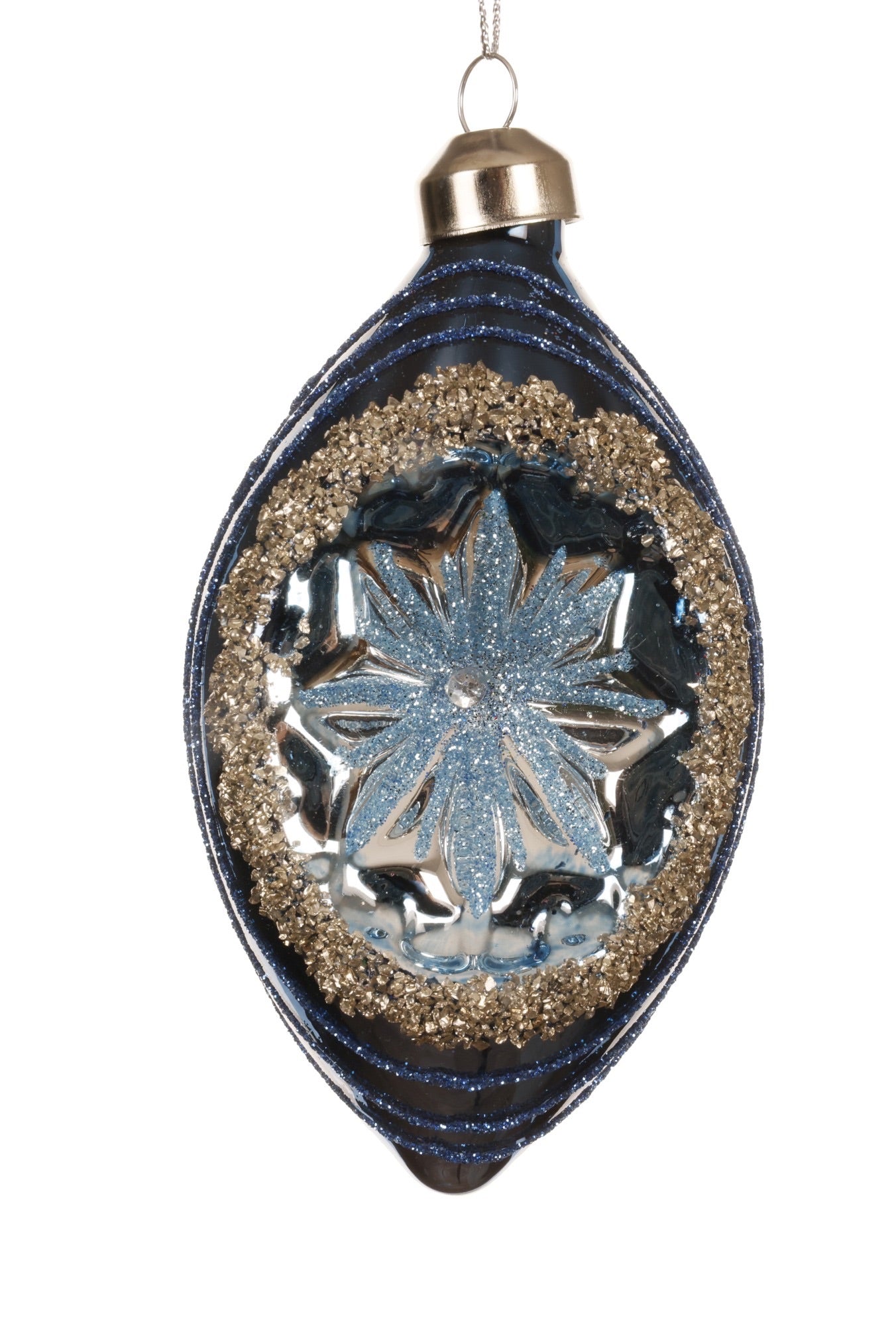 Decorazione natalizia goccia con fiocco di neve | Rohome