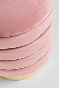 Pouf contenitore arin rosa antico | rohome