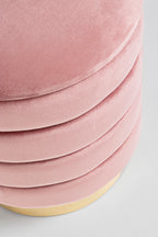 Pouf contenitore arin rosa antico | rohome
