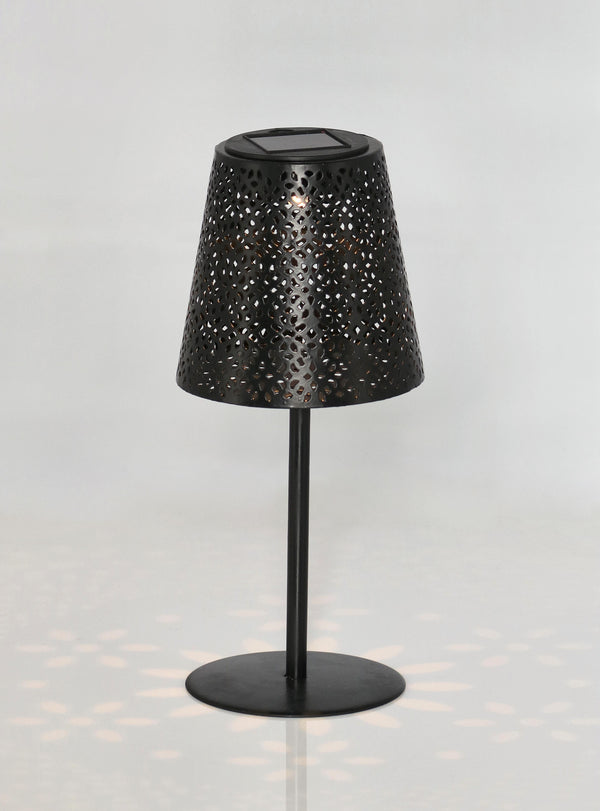 Lampada da tavolo solare in metallo  h27cm | Rohome