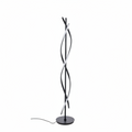 Piantana Alken in metallo nero H .154cm | Rohome