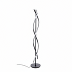 Piantana Alken in metallo nero H .154cm | Rohome