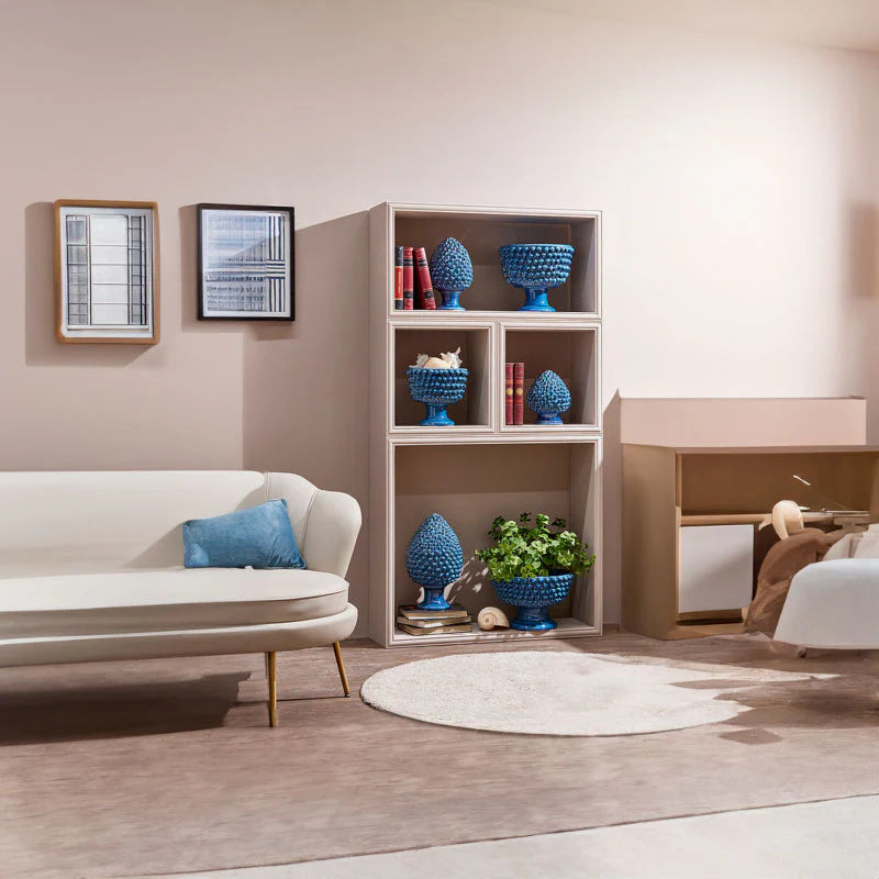 Edg - Vaso fenice pigna cache pot blu | Rohome