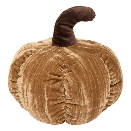 Cuscino arredo 22x14cm a forma di zucca in velluto | Rohome