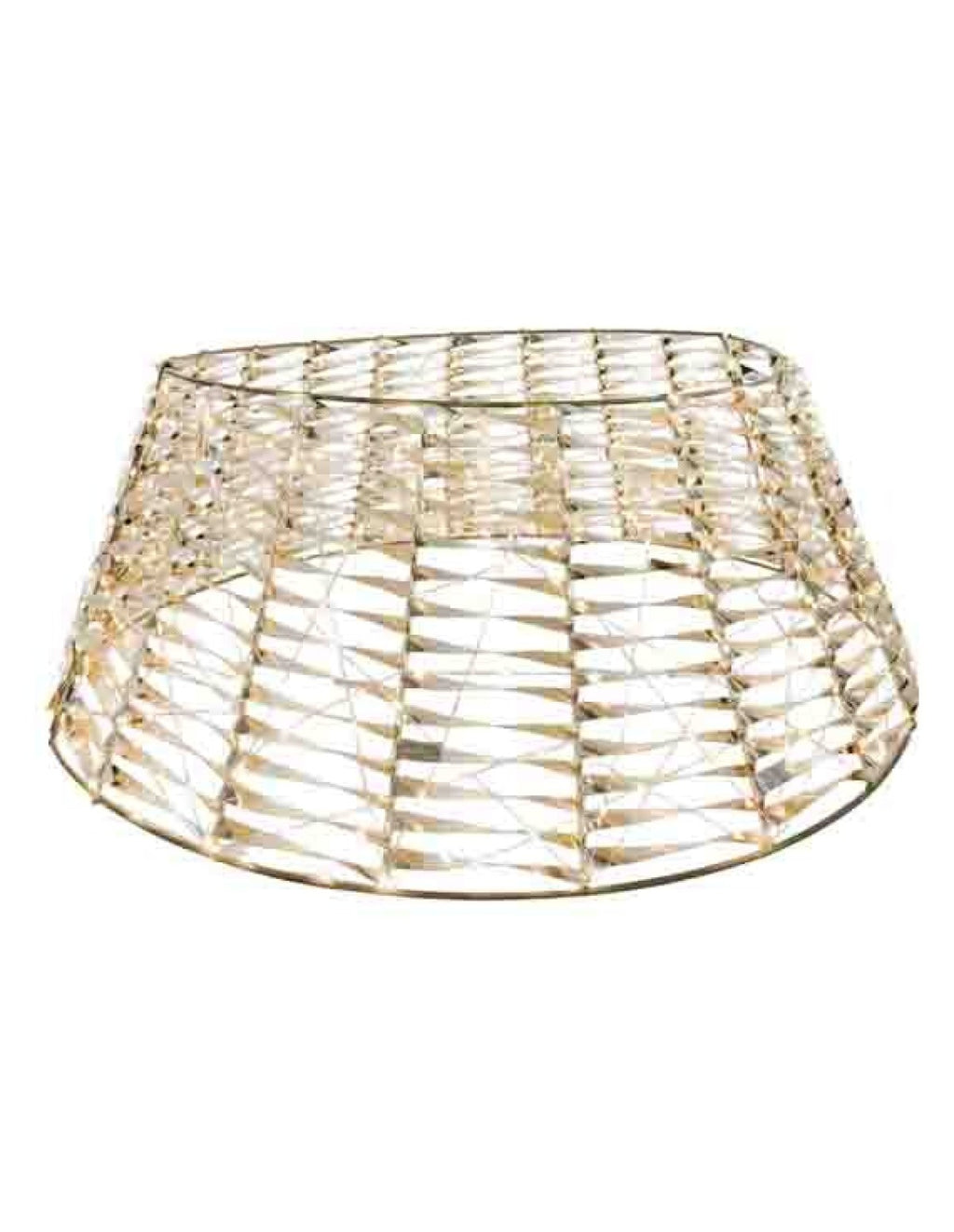 Copri base albero di natale in metallo con led | Rohome