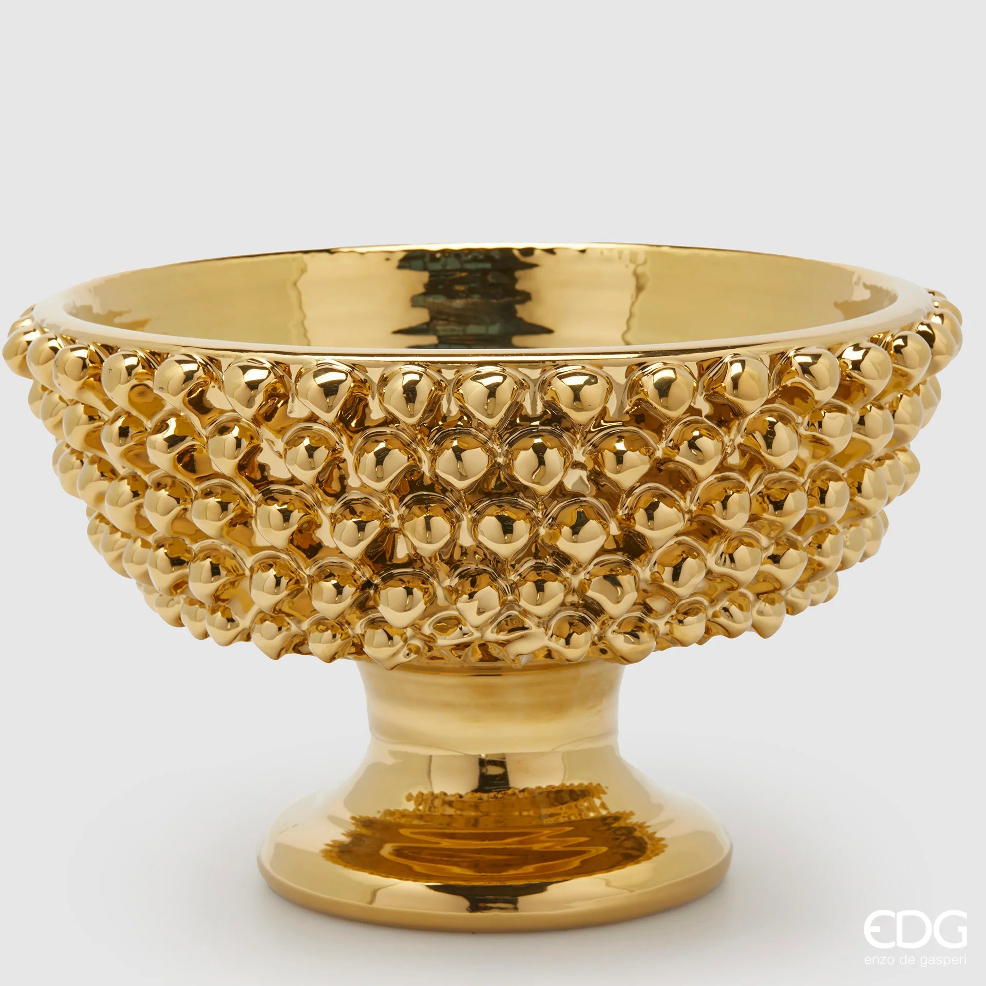 Edg - Vaso fenice pigna cache pot oro | Rohome