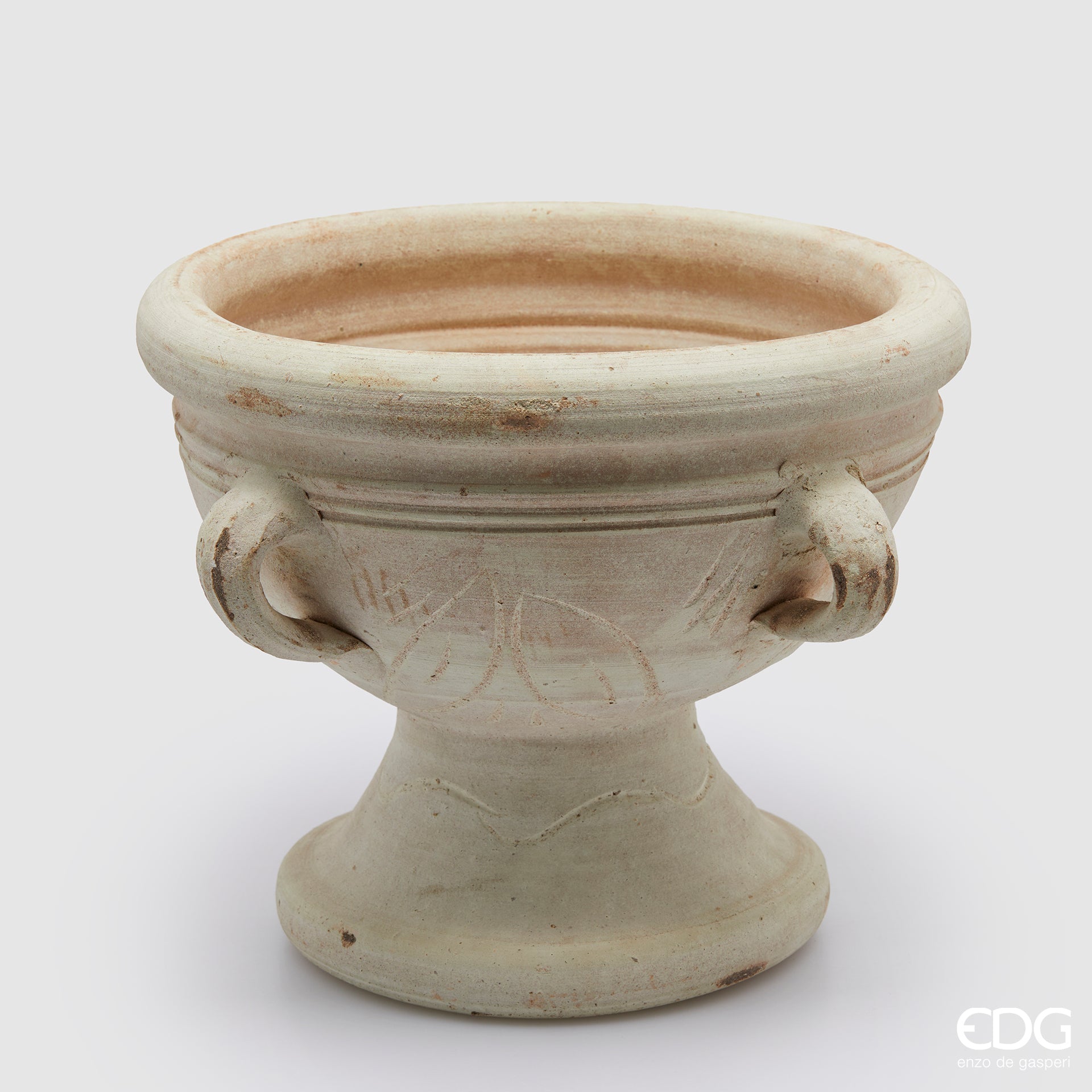 Edg - Vaso in terracotta coppa con manico | Rohome