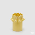 EDG - Vaso cilindro conigli Pasqua giallo h.19cm | Rohome