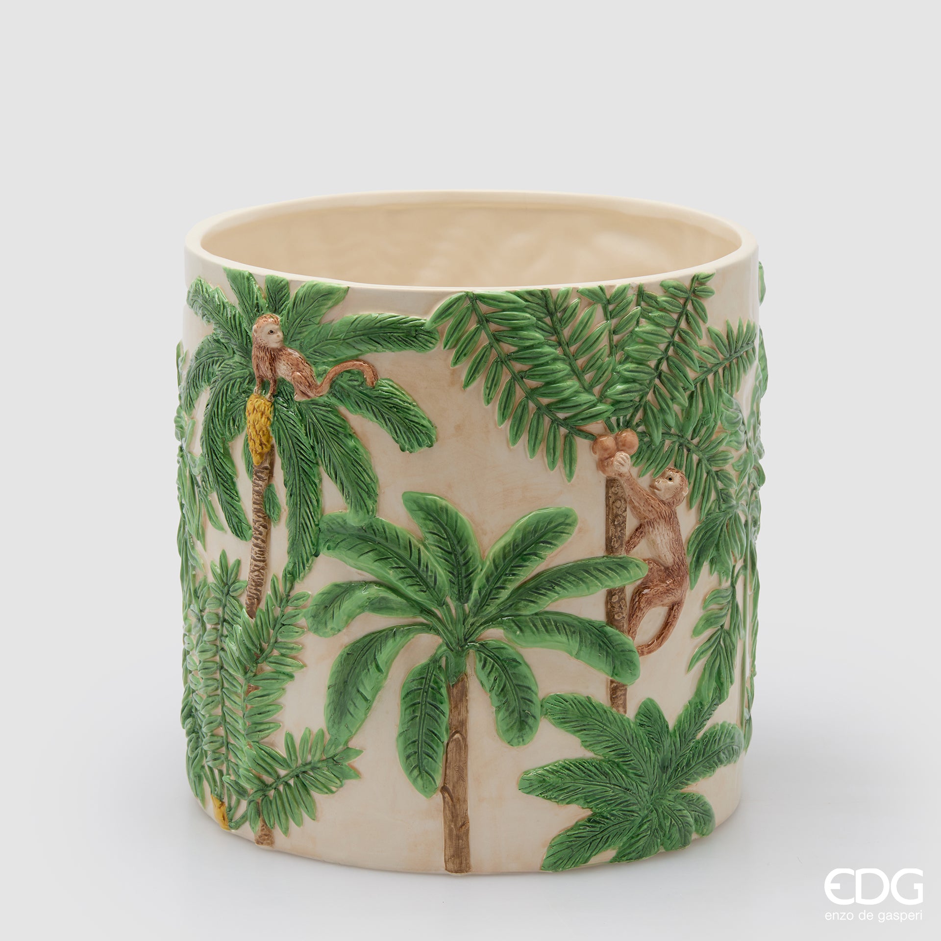 Edg - Vaso Palme cilindro H.27cm D.23cm | Rohome