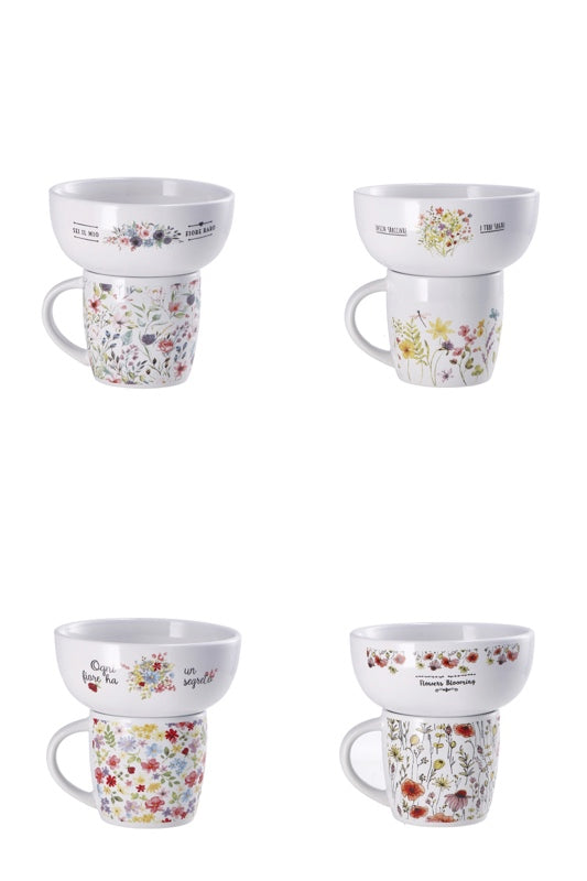 Servizio da colazione in ceramica 2 pz | Rohome