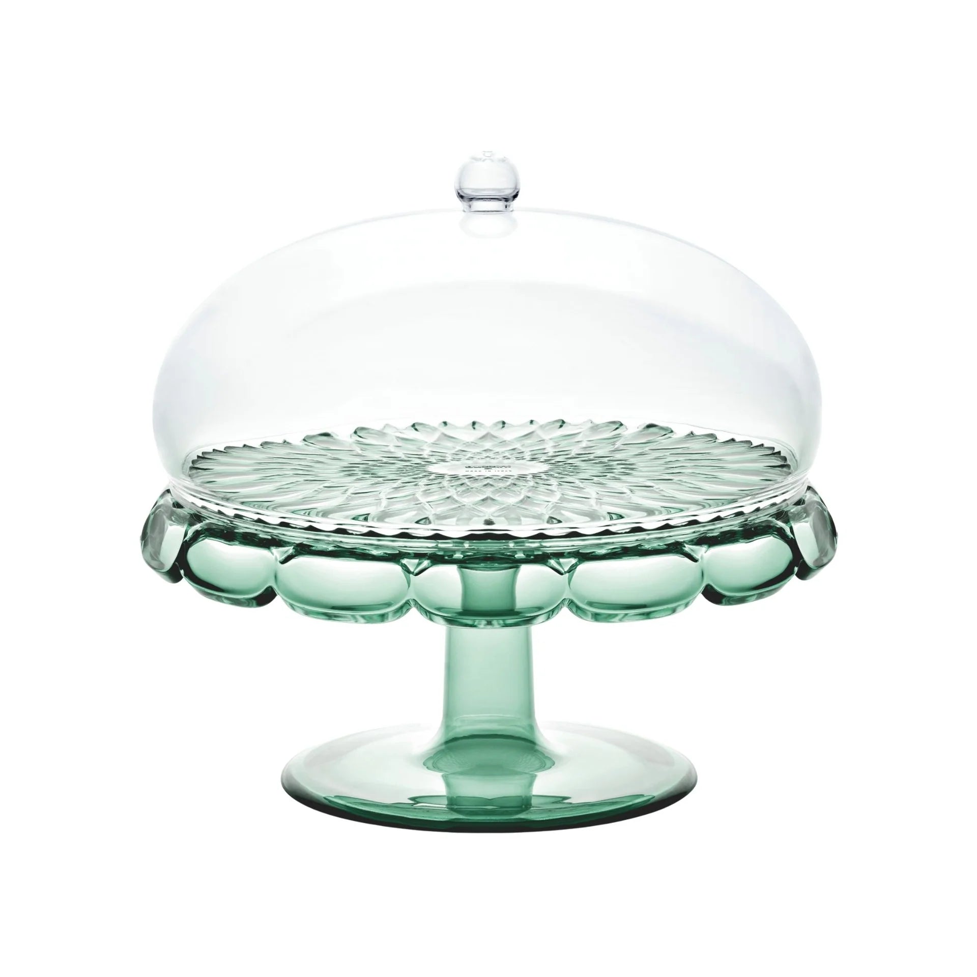 Guzzini - Alzata con campana Vanity verde trasparente | Rohome