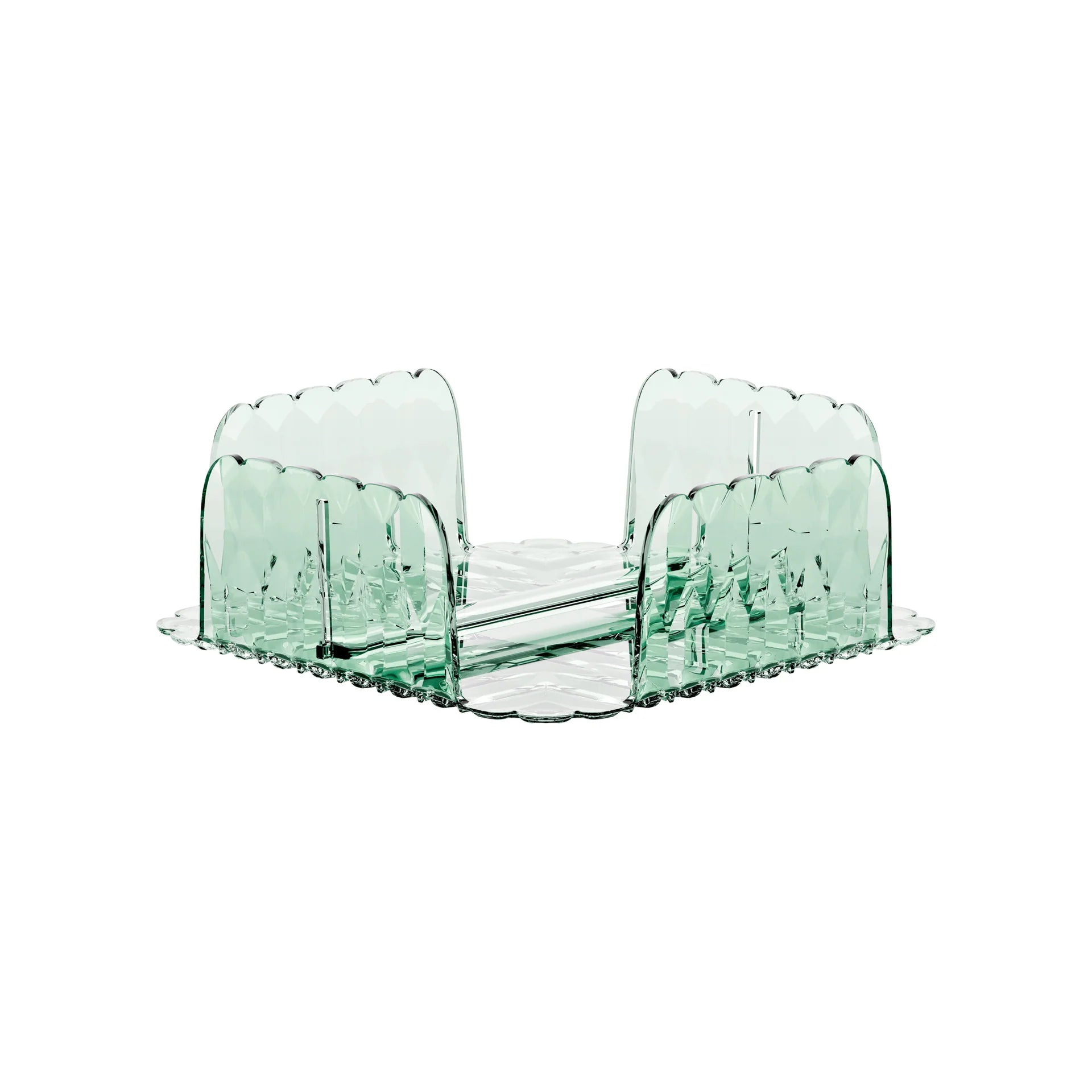 Guzzini - Portatovagliolo orizzontale Vanity verde trasparente | Rohome