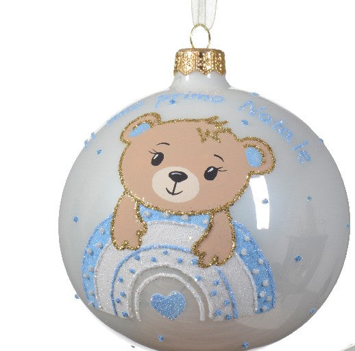 Palla di natale d.10cm il mio primo natale | Rohome
