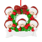 Decorazione Personalizzabile Ghirlanda Natalizia con 5 Personaggi | Rohome