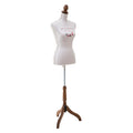 Manichino con piede inglese altezza 157,5 cm legno | Rohome