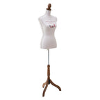 Manichino con piede inglese altezza 157,5 cm legno | Rohome